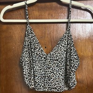 Leopard Print Women's Top